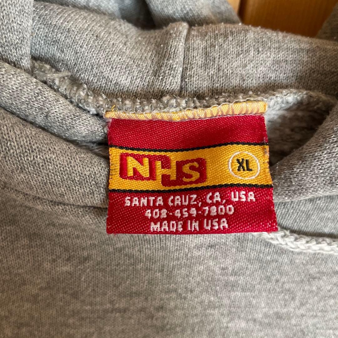 90‘s サンタクルーズ 赤ハンド パーカー XL Santa Cruz USA