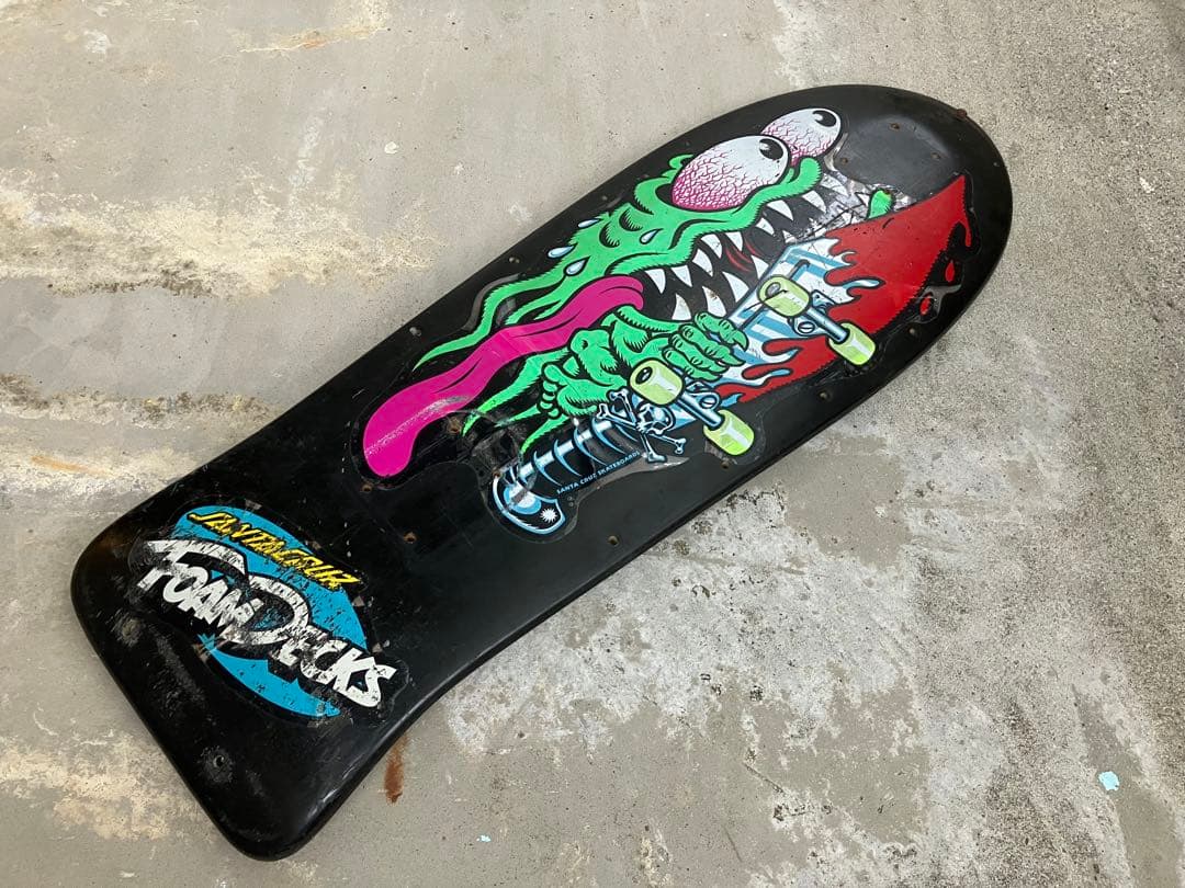 【当時物】SANTACRUZ FOAM DECKS オールドスクール デッキ