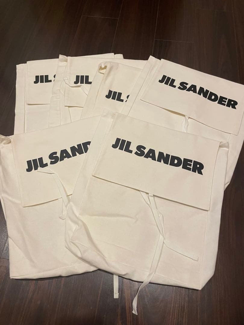 【最終お値下げ】ジルサンダー　ガーメントバッグ　ショップ袋　６枚 最終お値下げ】ジルサンダー ガーメントバッグ ショップ袋 6枚 【公式