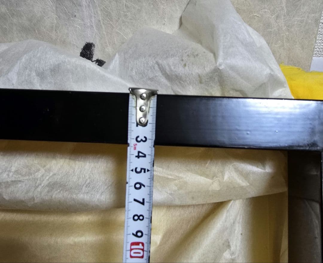 輪島塗四君子蒔絵の炉ぶちです