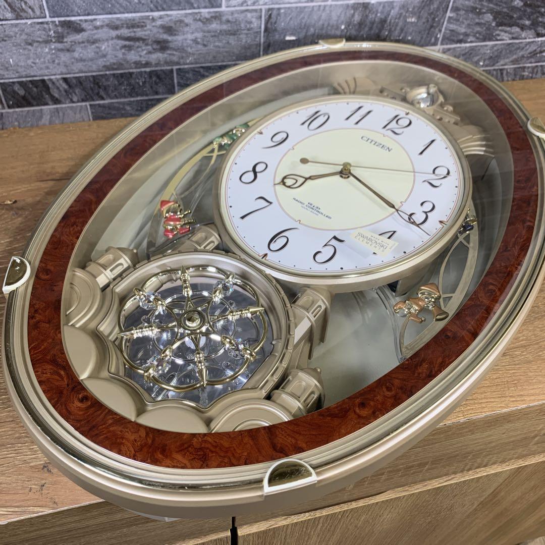 生産終了品　CITIZEN　電波掛時計 パルミューズクイーンダムN 4MN484