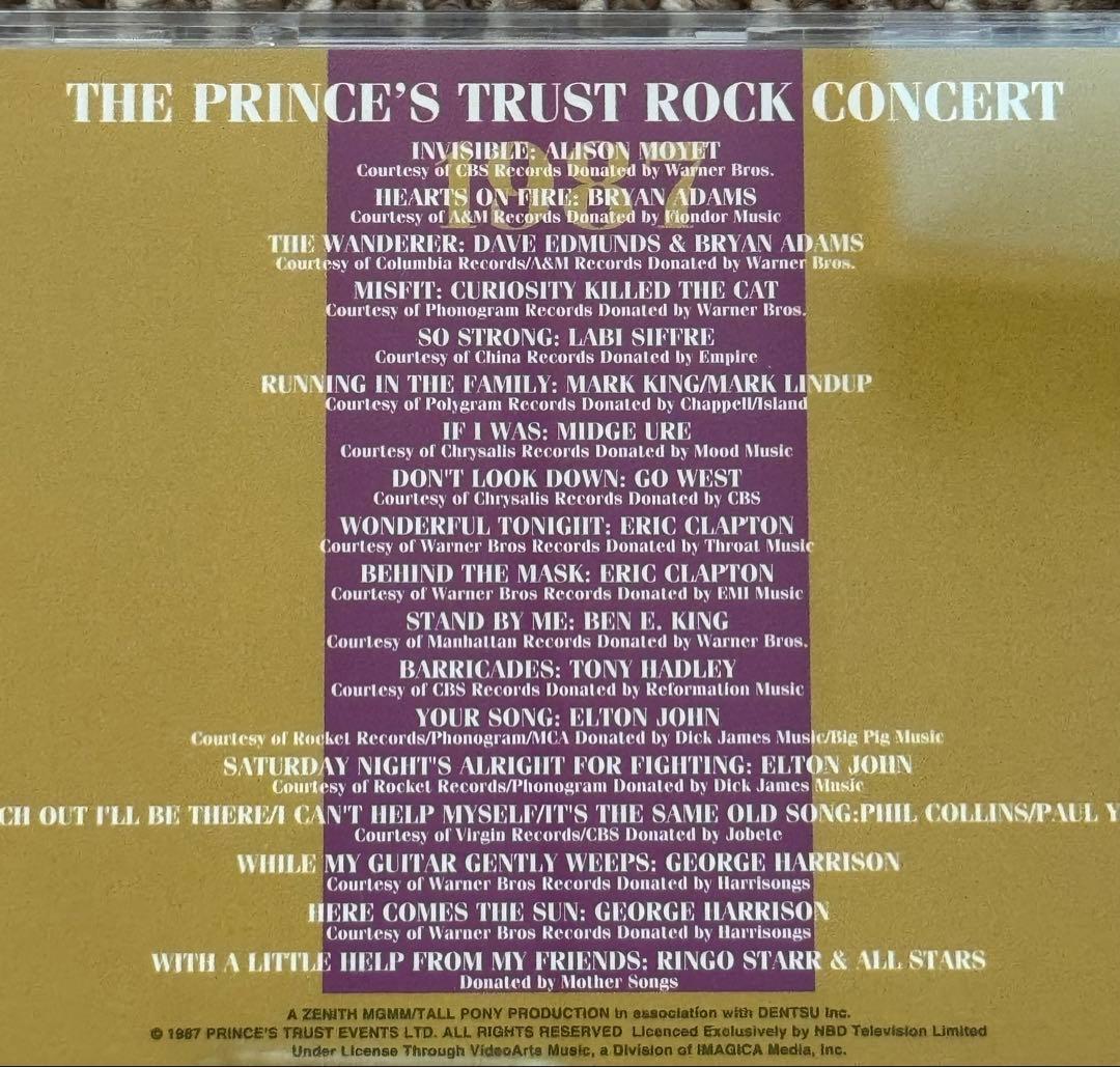 超貴重 クラプトン出演DVD5本、プリンス・トラスト他コンサート、レア