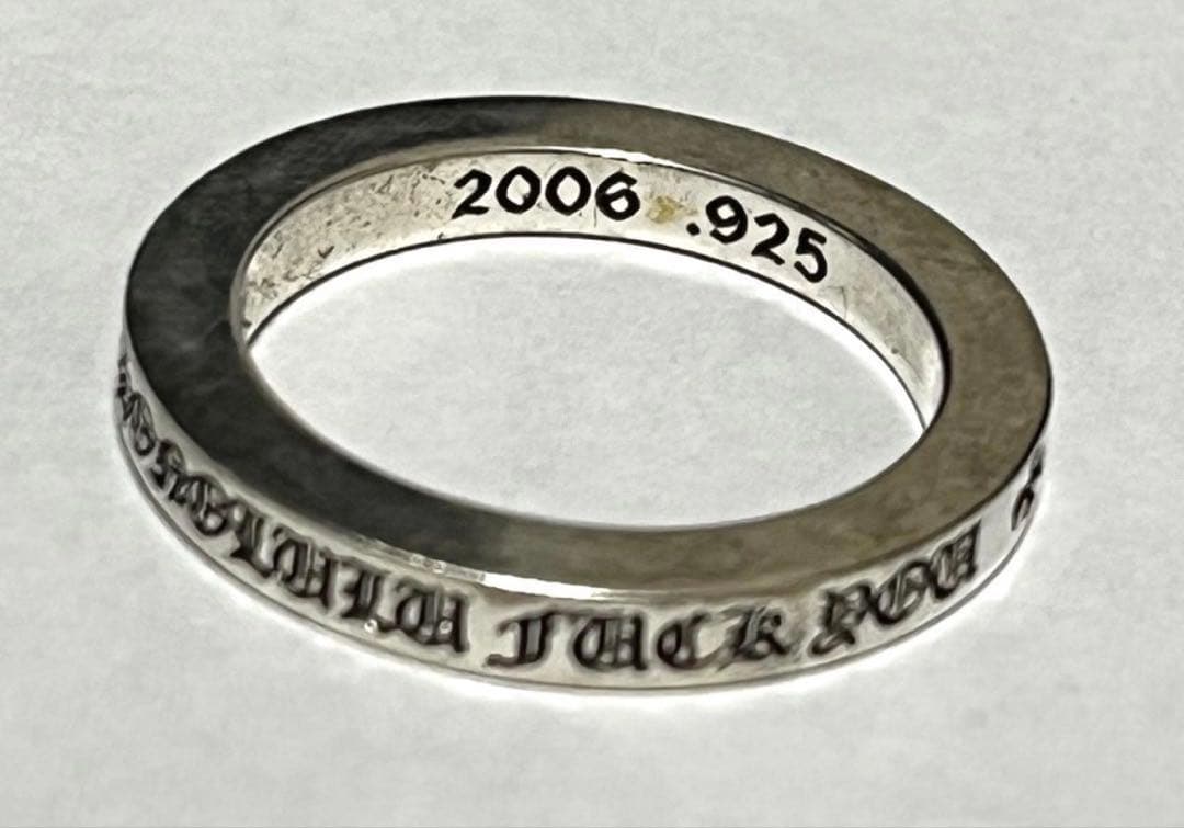 クロムハーツ 確実正規品 3mm スペーサーリング ホノルル限定 15号