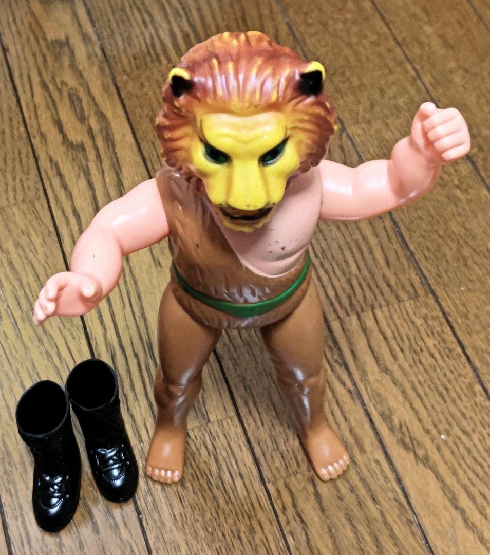 当時物】タイガーマスクライオンマンソフビ