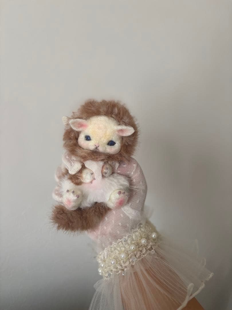 アートドール No.062 バンビこねこ幻獣 羊毛フェルト