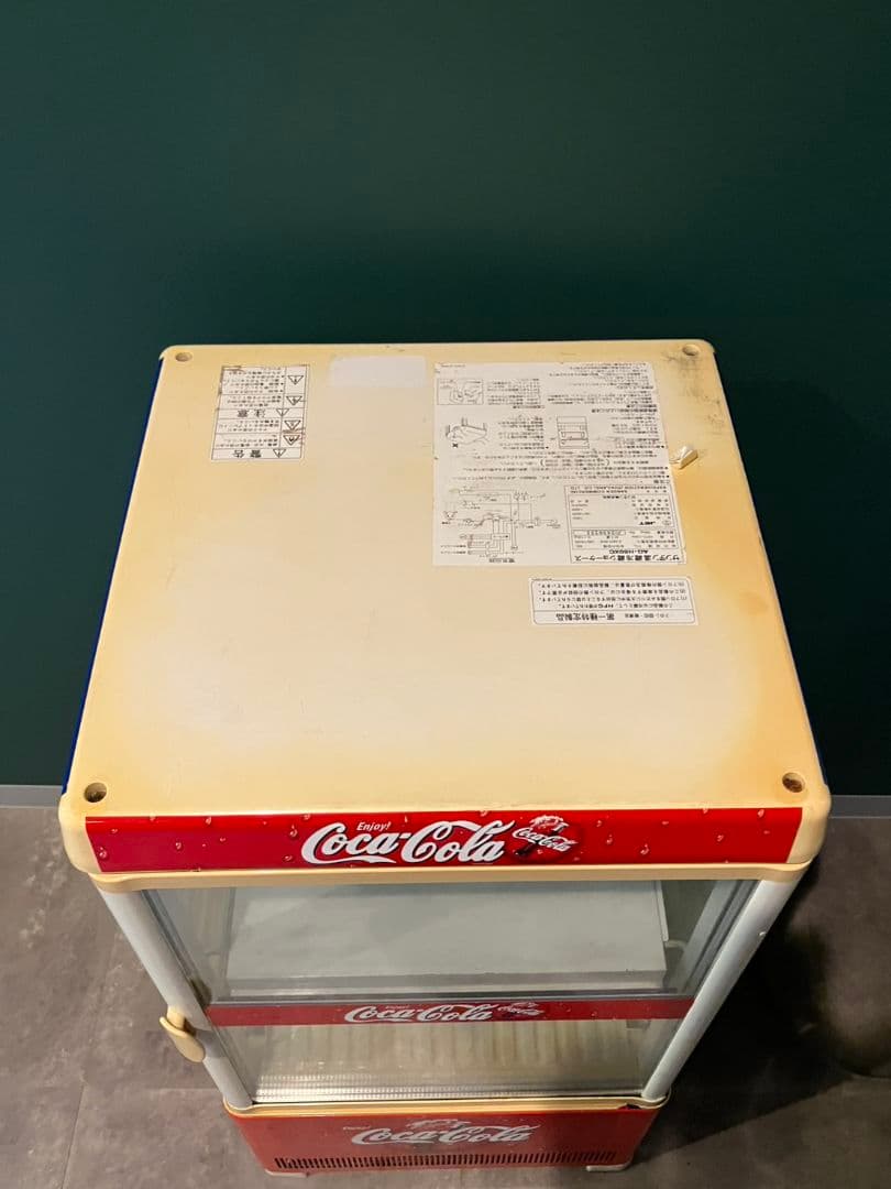 【コカ・コーラ　小型温冷ショーケース】昭和レトロ　レア　サンデン