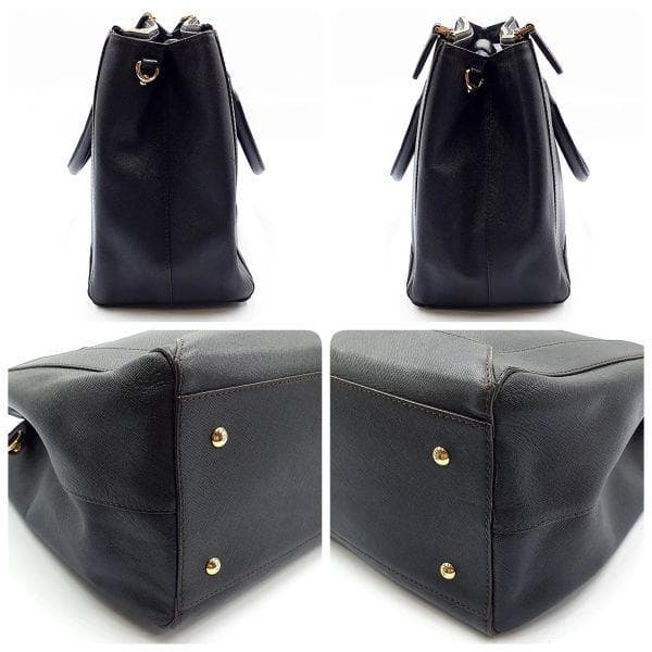 ◆美品◆ エムシーエム MCM ハンドバッグ トートバッグ 鞄 レザー 黒系