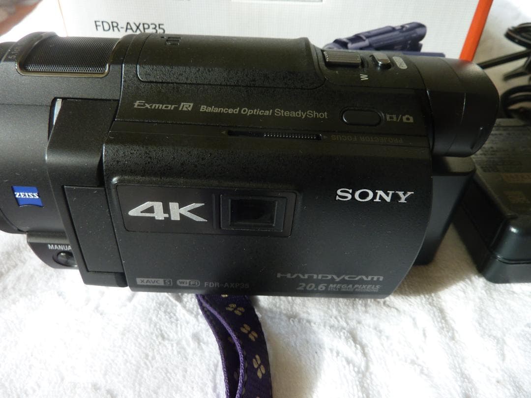 中古 SONY FDR-AXP35 4K デジタルビデオカメラ rivinG