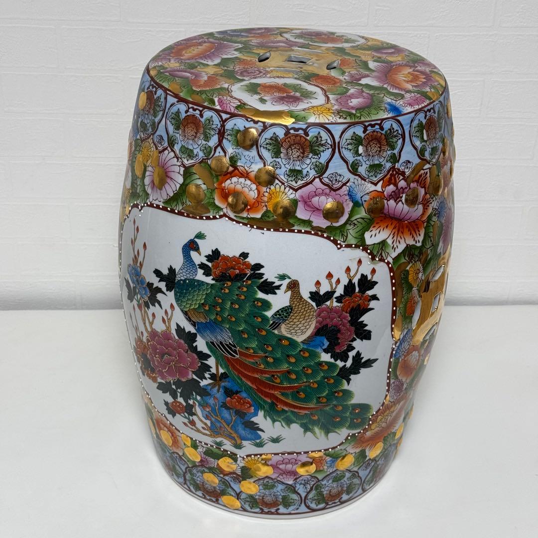 景徳鎮 青花花鳥春夏秋冬図陶板画 応接間 書斎 装飾品 工芸品