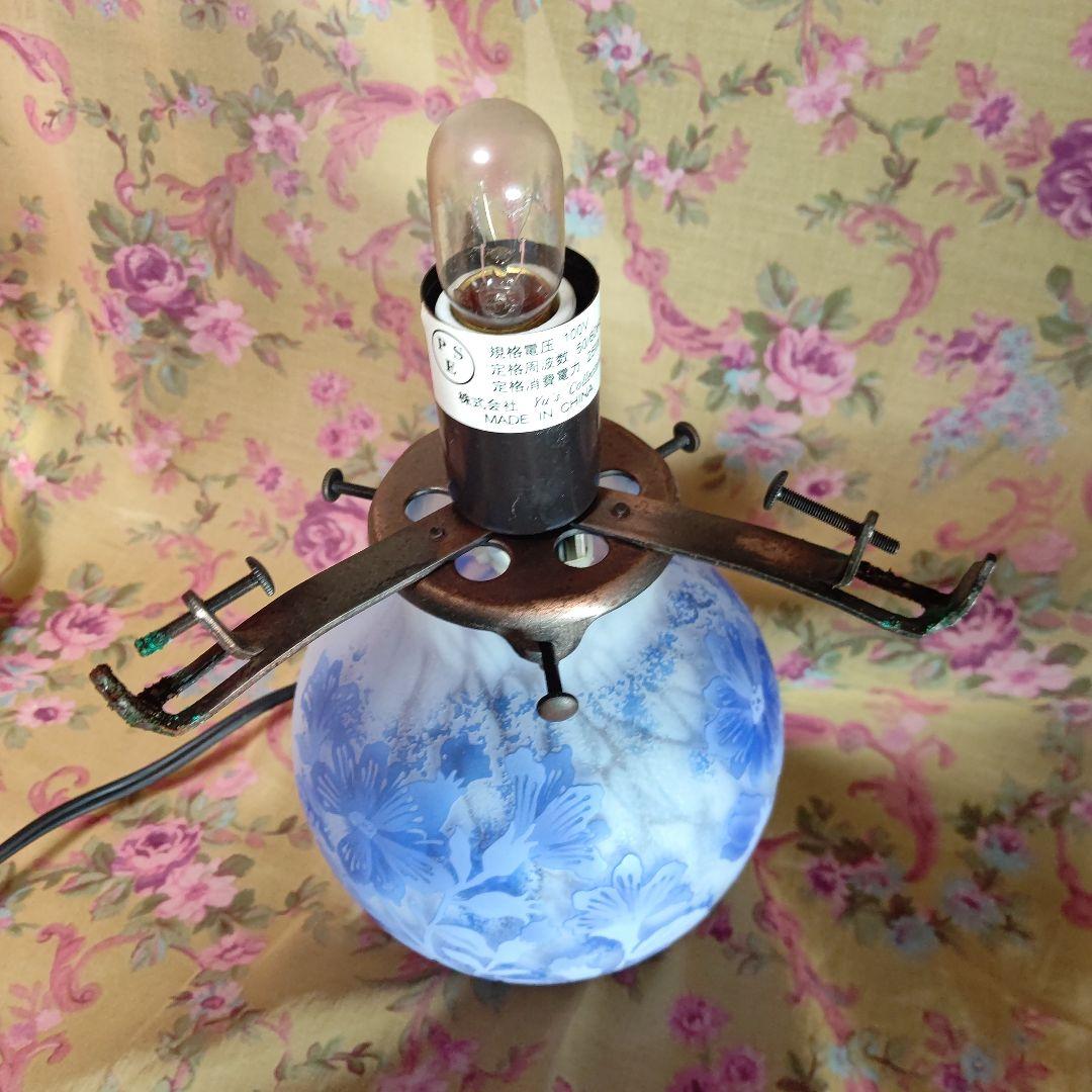 被せガラスのルームランプ 25.5cm