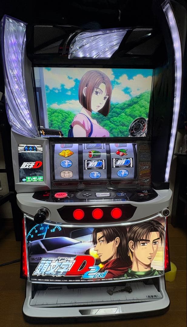 パチスロ実機【スマスロ】Lスマスロ頭文字D 2nd 頭文字D 2nd （イニシャルD）スマスロ 実機 本体 簡易ユニット不要機