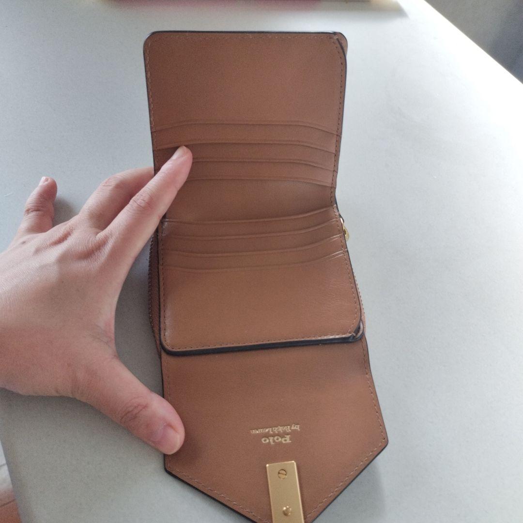 ポロ ラルフローレン 三つ折り財布 Polo ID レザー 小銭入れ