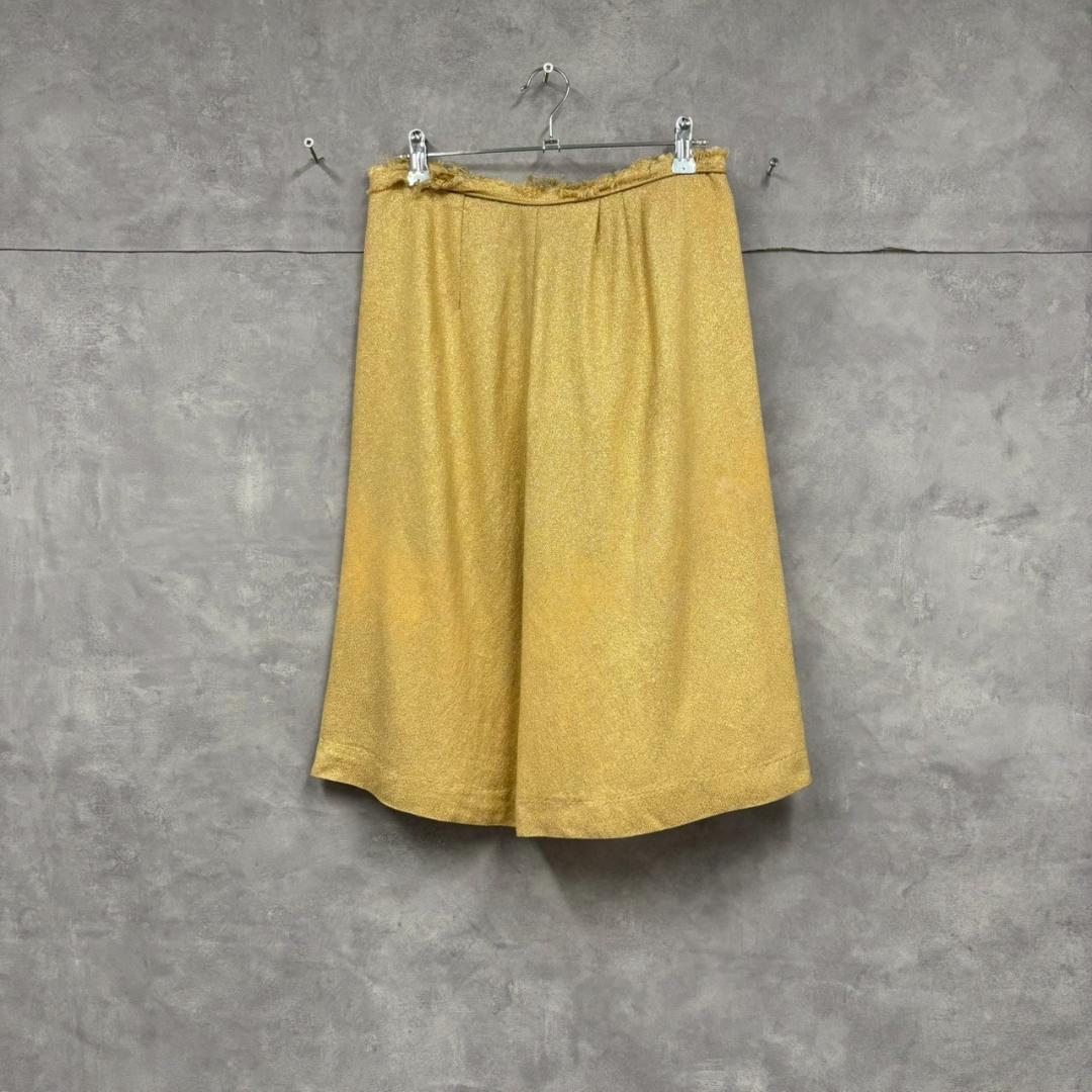 マルタンマルジェラ シャンパンゴールド スカート イタリア製 N1132