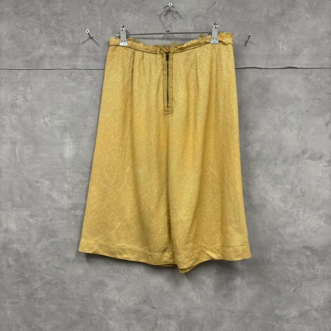 マルタンマルジェラ シャンパンゴールド スカート イタリア製 N1132