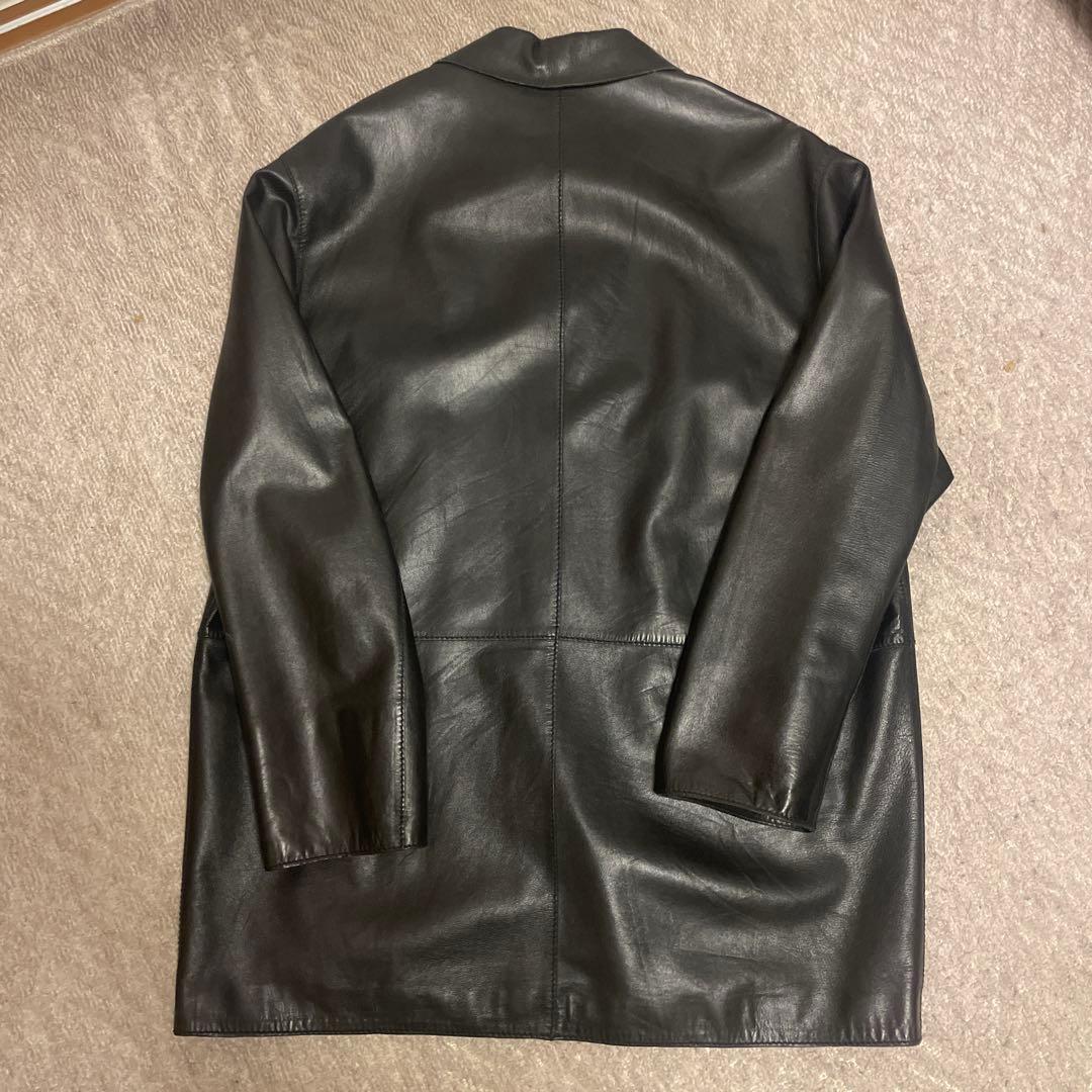 OLD LOEWE calfskin leather jacket ロエベ
