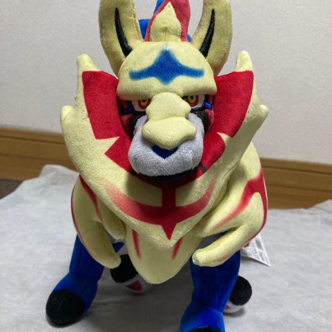 ポケモンセンター ザシアン ザマゼンダ ぬいぐるみ - メルカリ