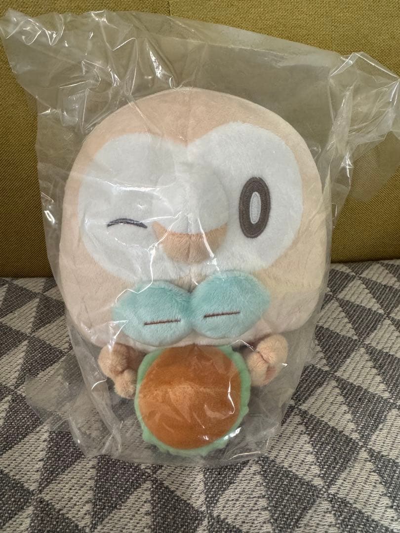 ポケピース一番くじ ピカチュウ モクロー ぬいぐるみ おまけ付き