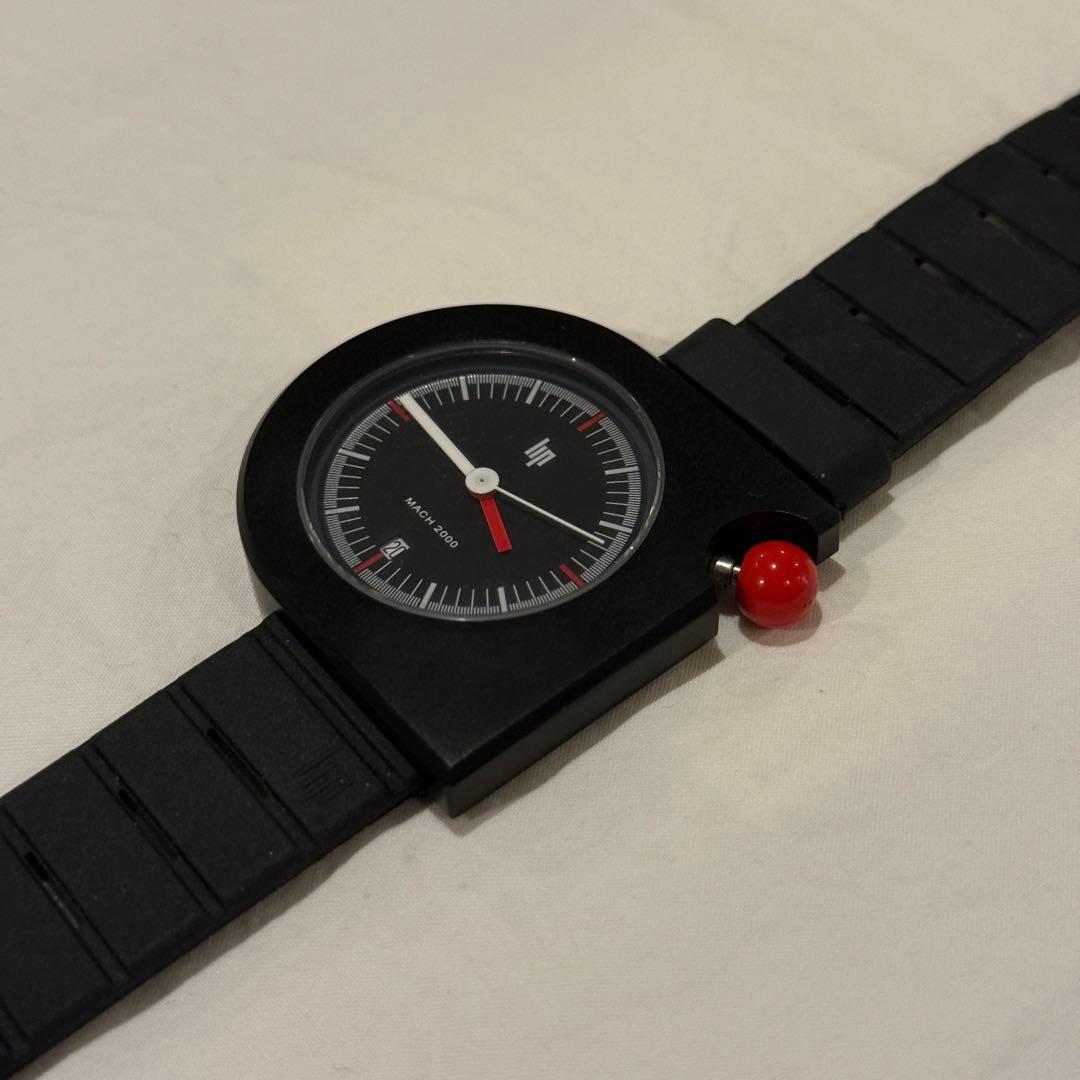 LIP / 腕時計 lip MACH2000メンズサイズ ブラック