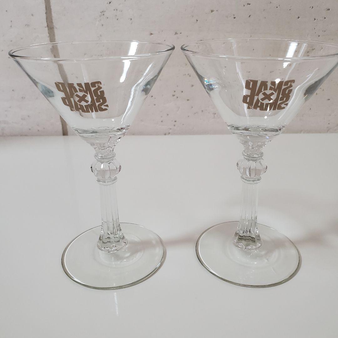 SMAP スマスマ【番組プレゼン企画 小道具 非売品 新品 カクテルグラス ペア