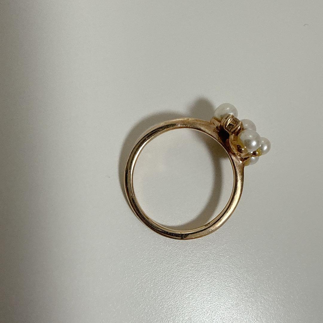 サマンサティアラ 【紗栄子コラボ】パールピンキーリング 2号 K10