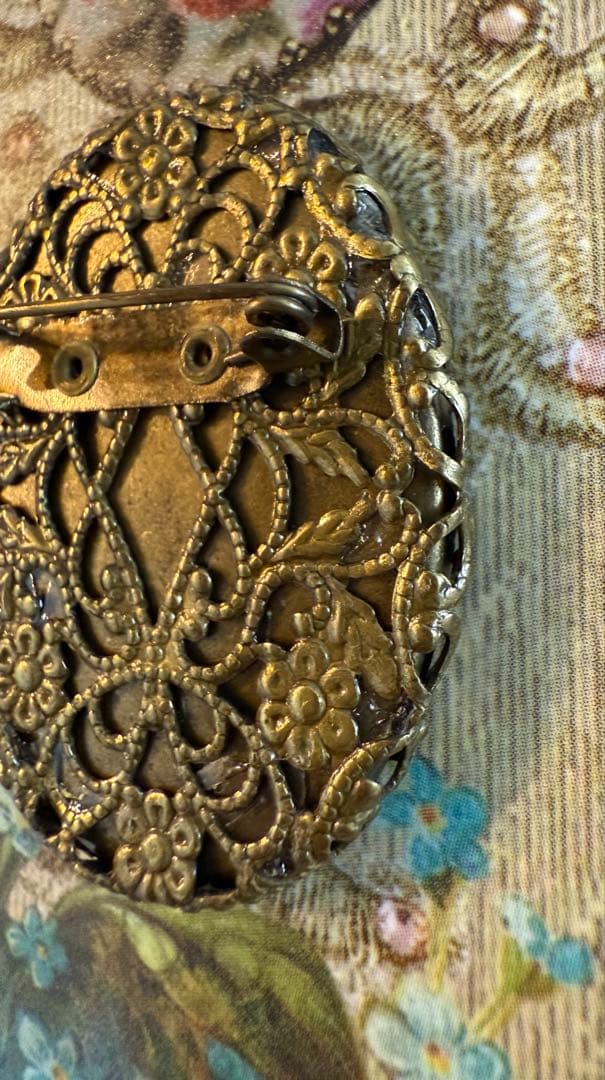 MICHAL NEGRINミハエルネグリンライオンブローチ&ロケットリングセット