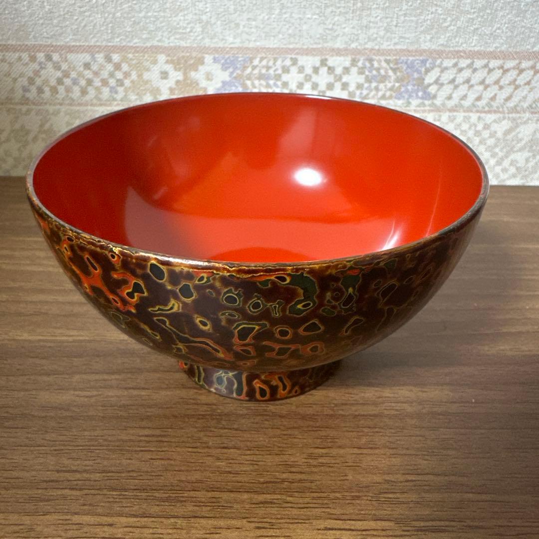 輪島塗 忍紋 吸物椀 井波唯志 五客 輪島塗吸い物椀5個