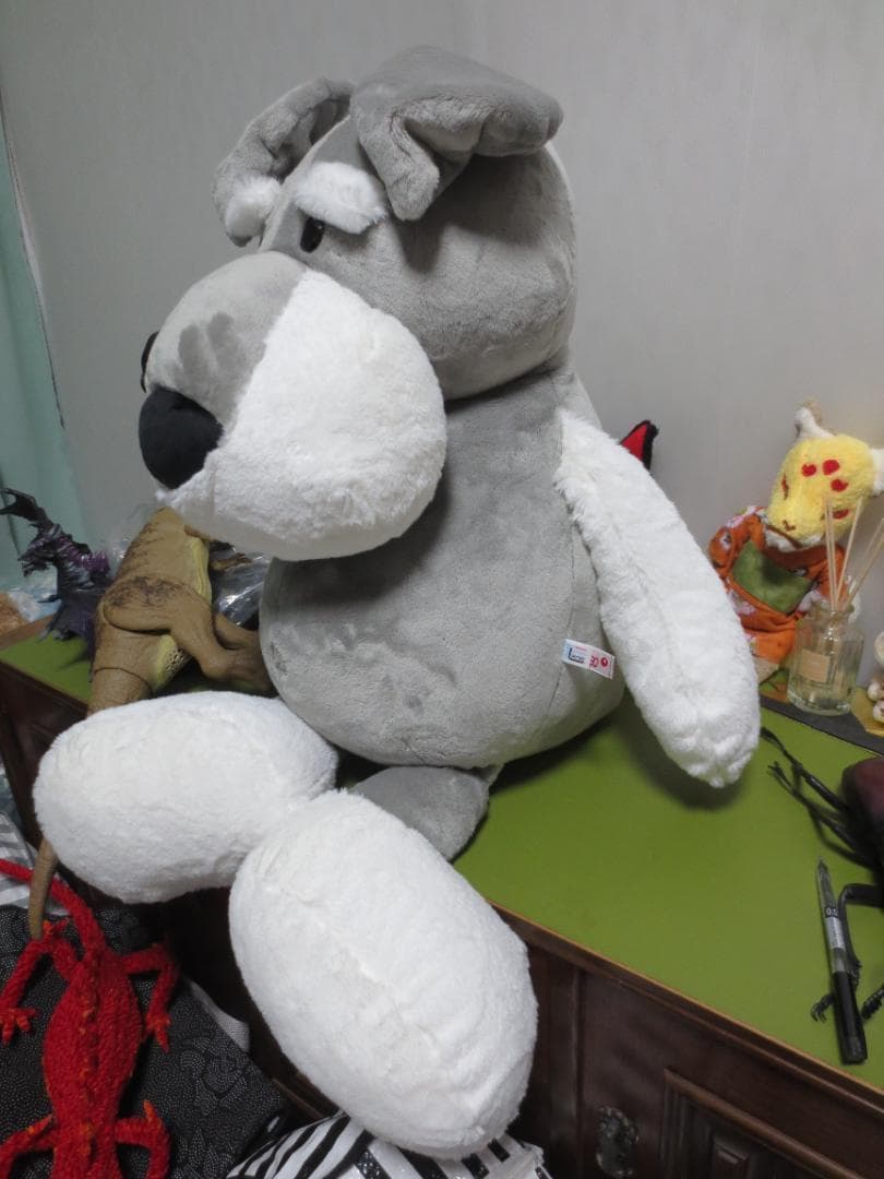 【限定品】NICI　ニキ　シュナウザー　ぬいぐるみ　驚愕！80㎝！正規品