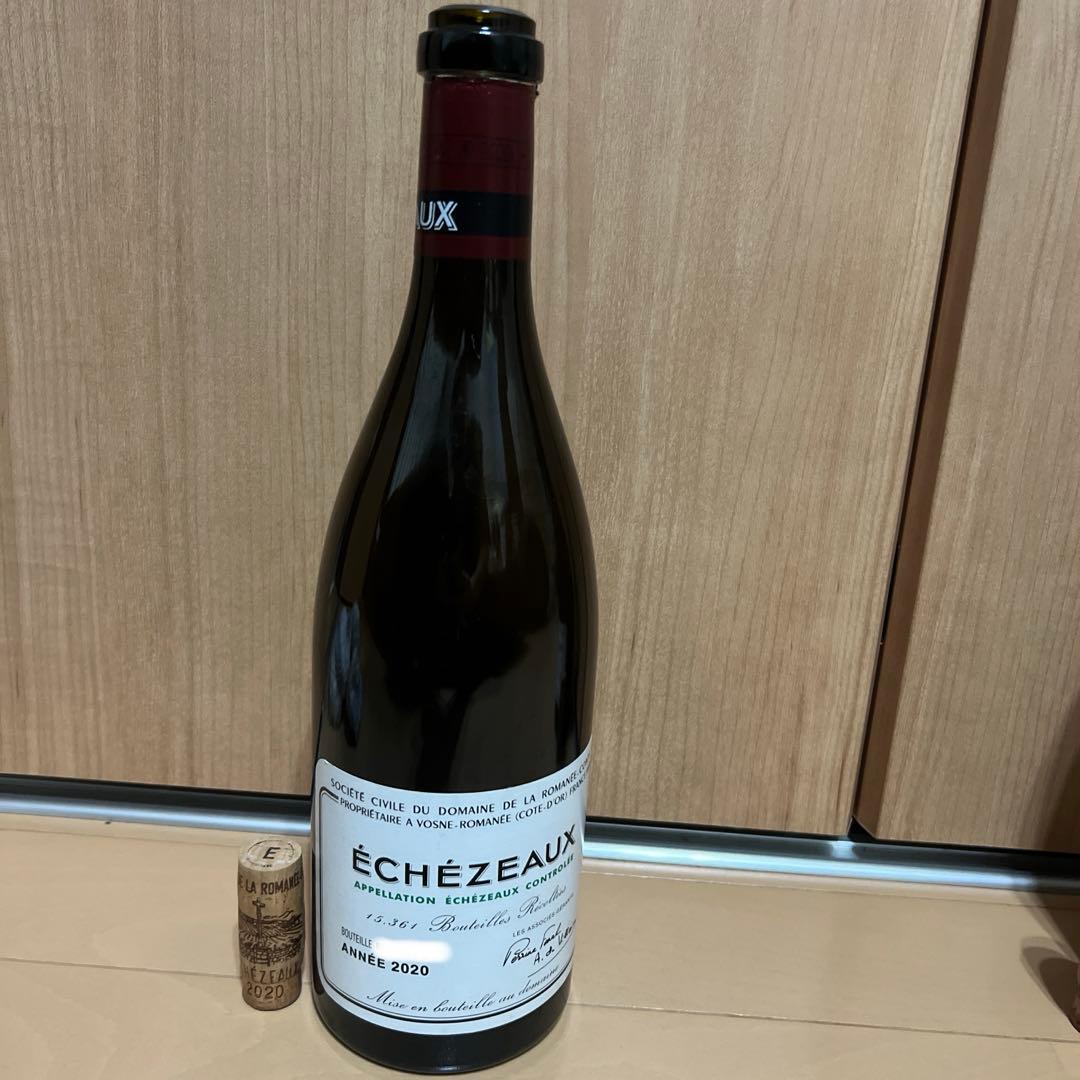 DRC エシェゾー ロマネサンヴィヴァン2020年 コルク付き空ビン2本