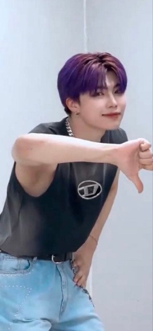 パクゴヌク愛用 DIESEL タンクトップ 即完売 フェード 黒 XXL 2XLの