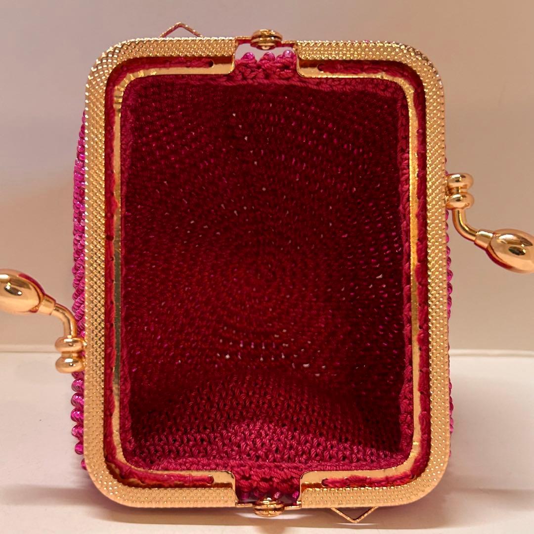 ビーズがま口ハンドメイド、4点セット