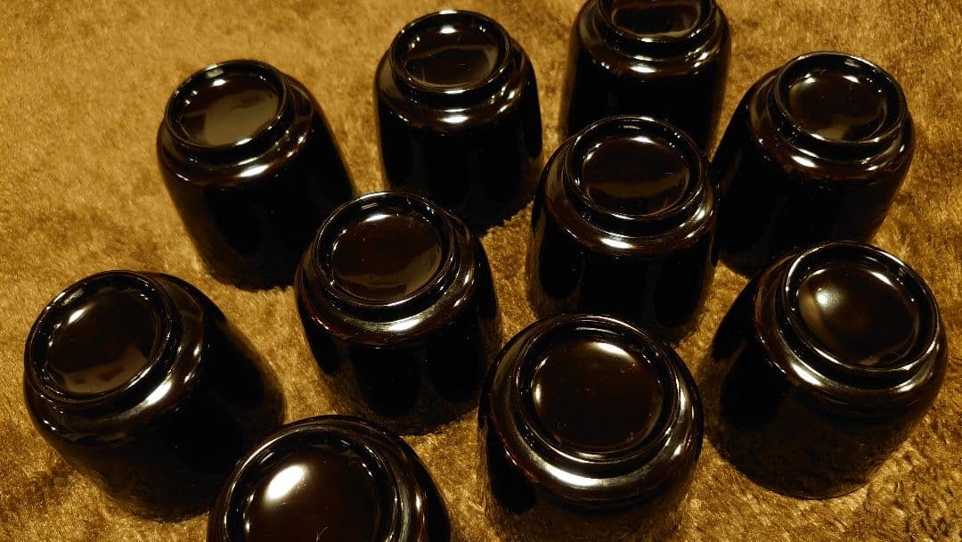 輪島塗　漆器　蕎麦猪口　湯呑み　猪口　向付 　蔵出し　１０客