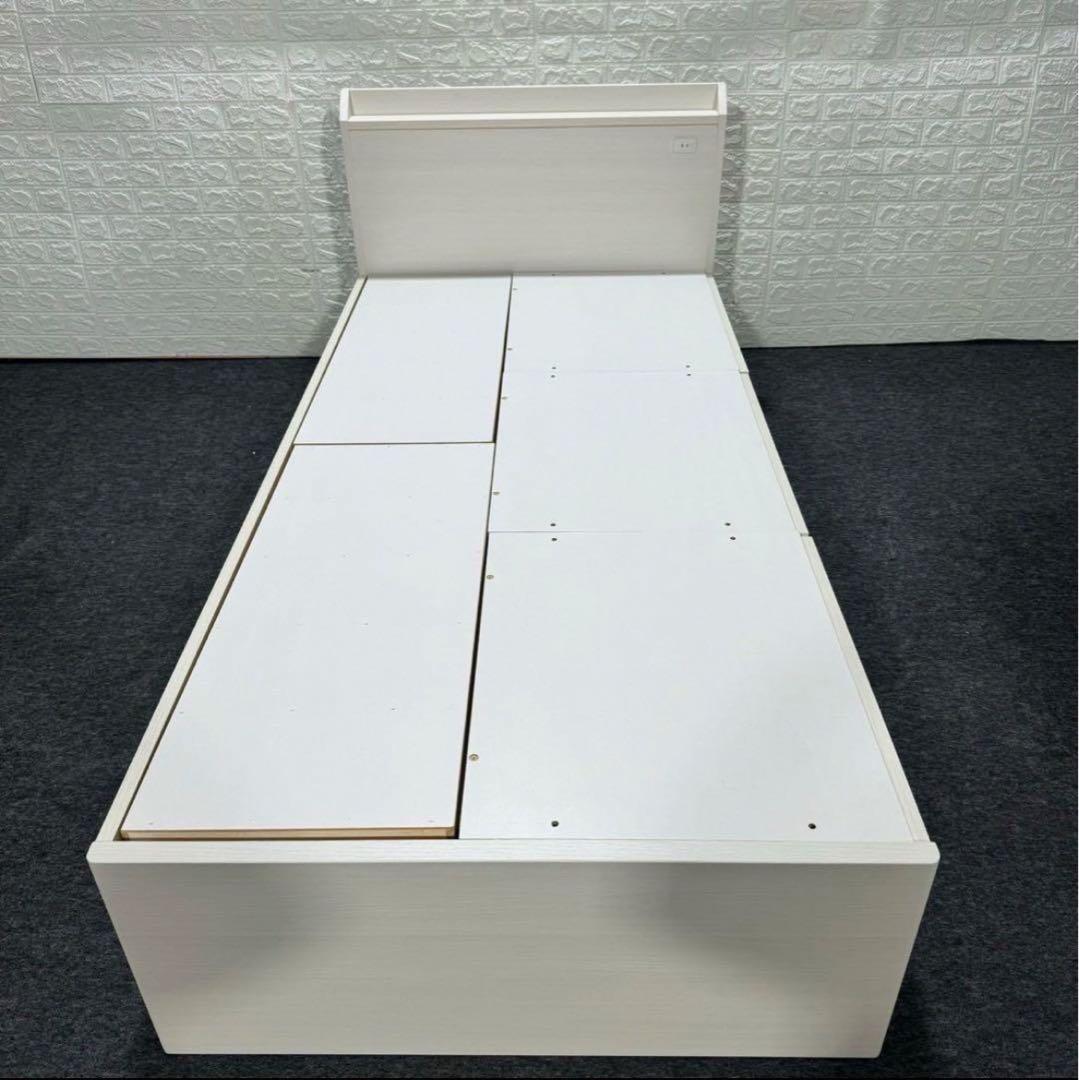 ニトリ ベッドフレーム ジオチェスト 収納 シングル 格安d4599