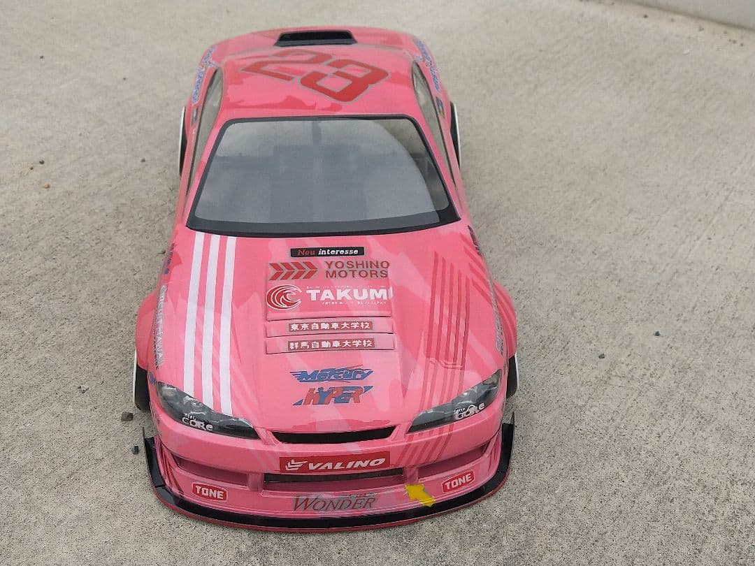 ヨコモ MERCURYサヤカスペシャル S15シルビア 塗装済新品ラジコン