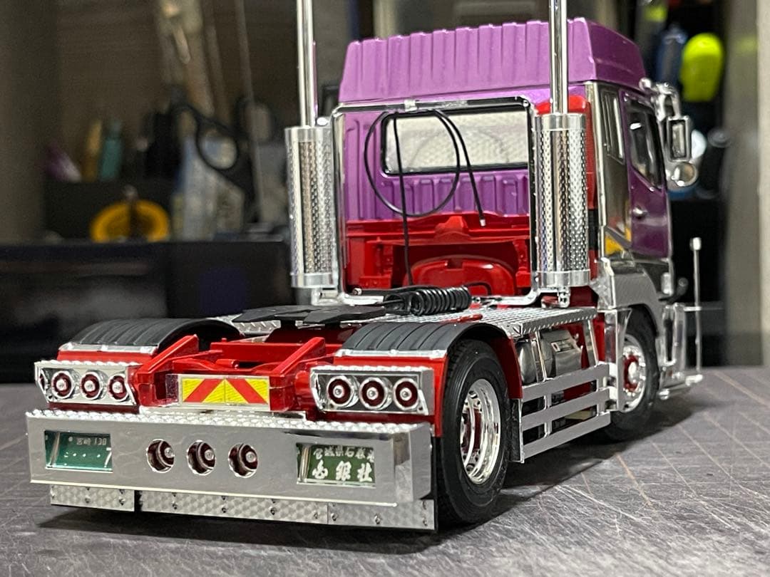 デコトラ‼️1/32 アオシマ製 07スパグレ・トレーラーヘッド☆完成品☆