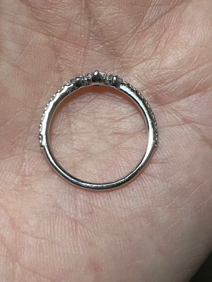 【新品】ラブラドライトとパライバトルマリンのリング　シルバー　８号ソーティング付