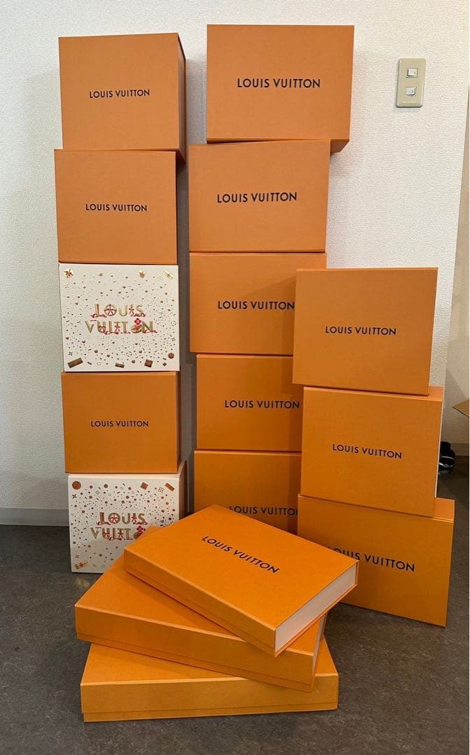 LOUIS VUITTONルイヴィトン 保管用空箱16個セット 大きめ C