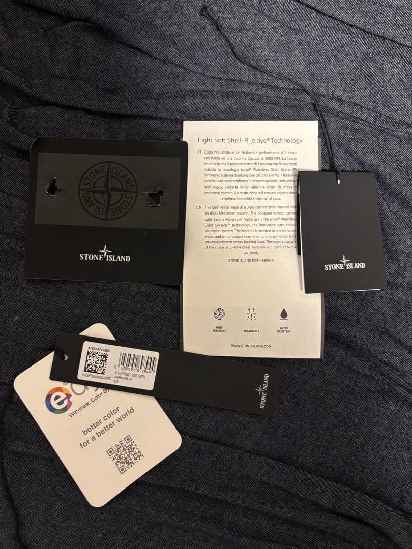 【極美品】STONE  ブラックジャケット フード付き　2025SS