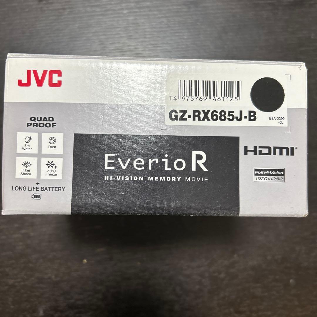JVC EverioR GZ-RX685J-B ハイビジョンメモリームービー
