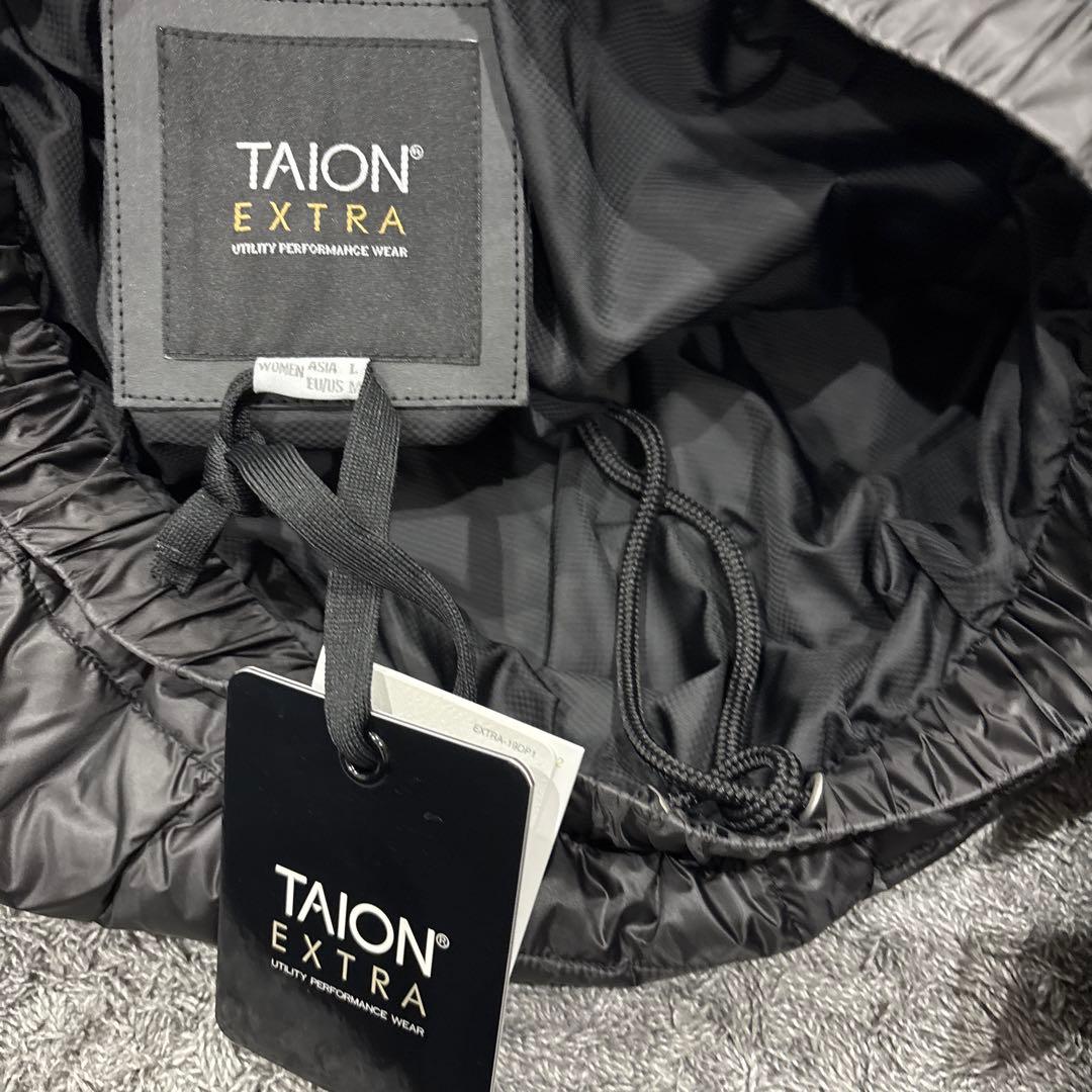 あざらし 新品 TAION EXTRA ダウン スカート 裾パーツ可 黒