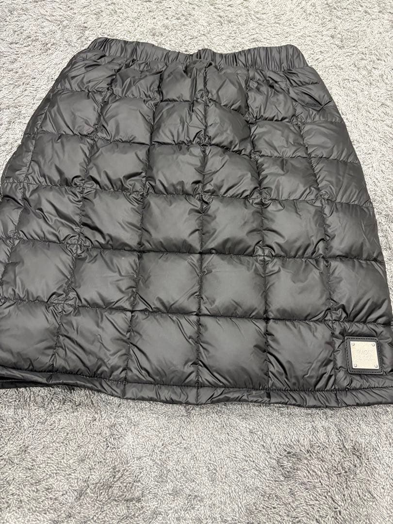 あざらし 新品 TAION EXTRA ダウン スカート 裾パーツ可 黒