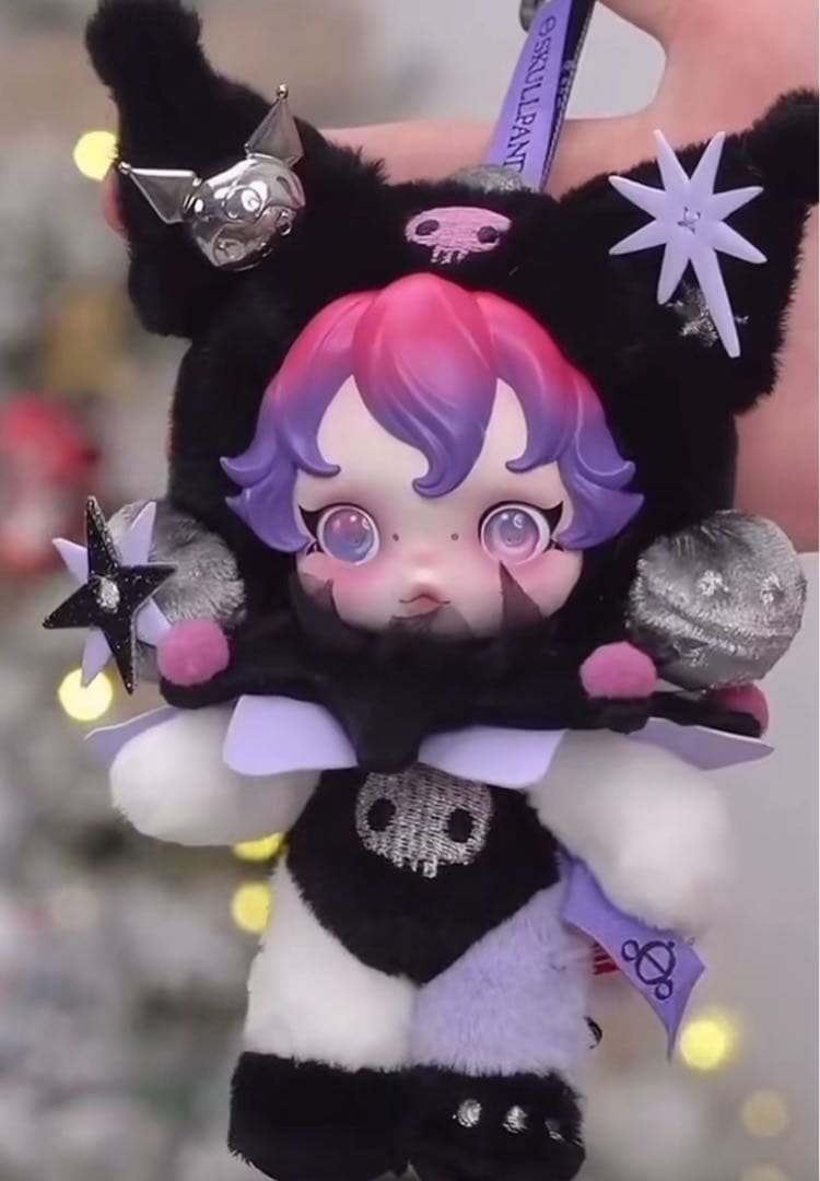 POP MART SKULLPANDA クロミ＆マイメロディ ぬいぐるみチャーム