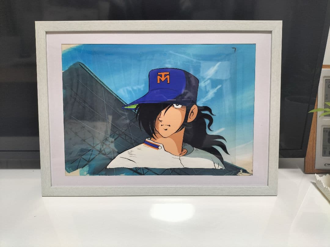 ☆TVアニメ/野球狂の詩 /火浦健 セル画＋色指定表 セット/原作：水島