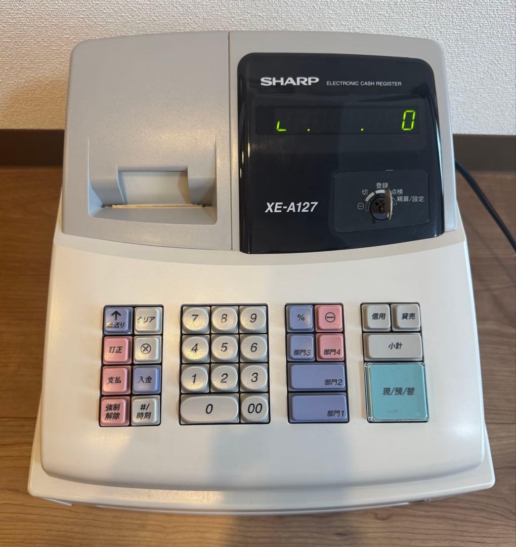 SHARP シャープ 電子レジスター XE-A127