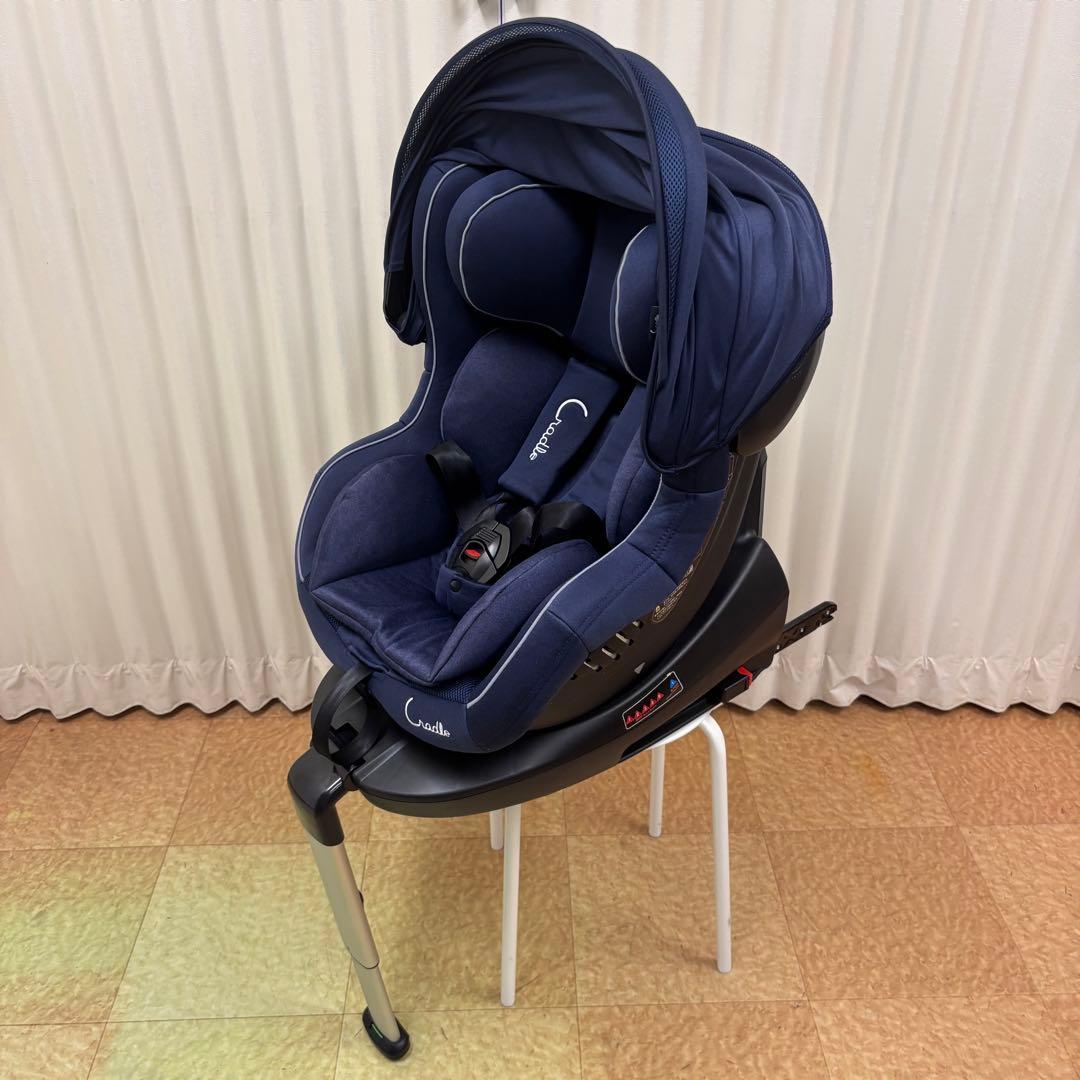 ☆綺麗☆　新生児OK　クレイドル・オーカ　クルターンプライム　ISOFIX固定