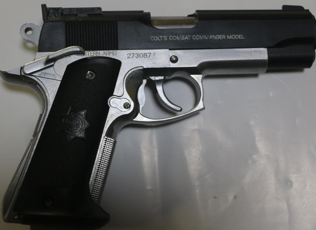 WA製ABS樹脂ガスガン　コルト　コンバットコンダー　カスタム　ASGK合法品