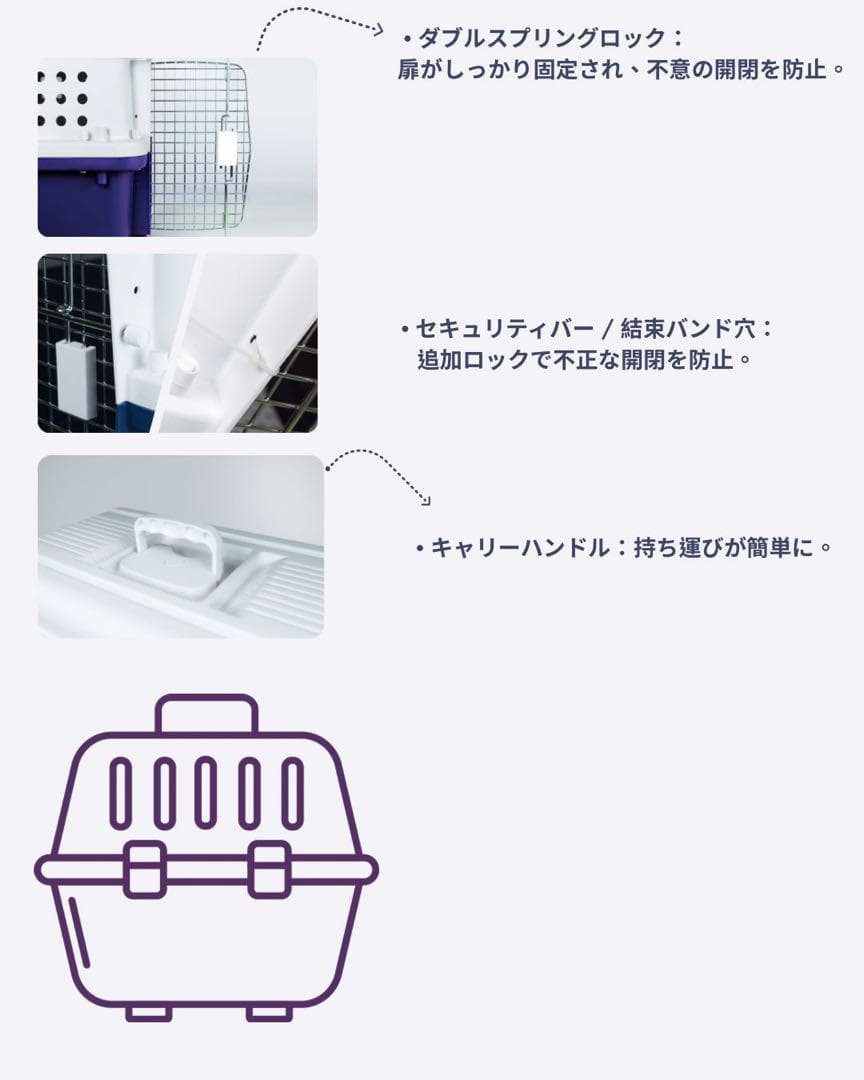猫犬 ケージ クレート ペットパレス BB55 移住 お出かけ 輸送