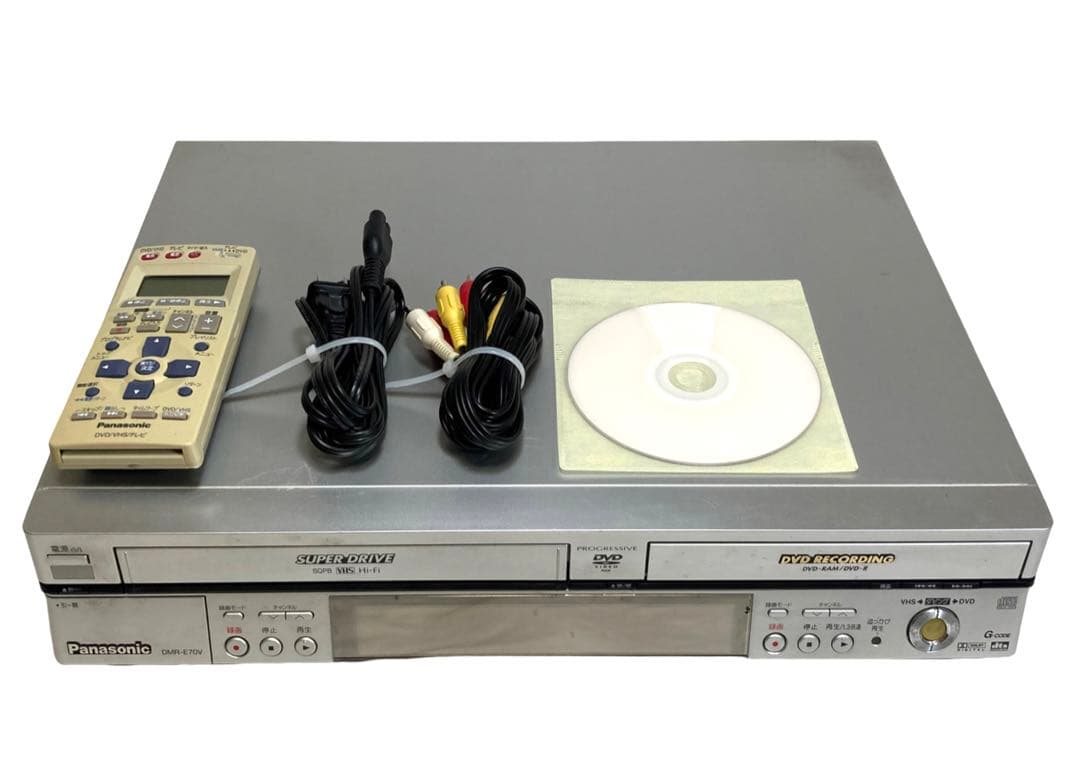 ダビングOK】Panasonic トップ DMR-E70V ビデオデッキ DVD Panasonic