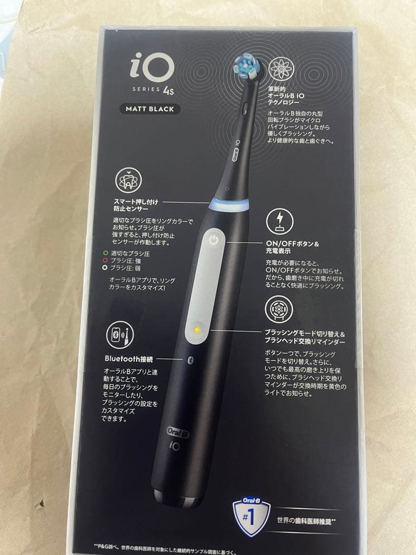 Oral-B iO4S iOG41B60BK マットブラック 本体