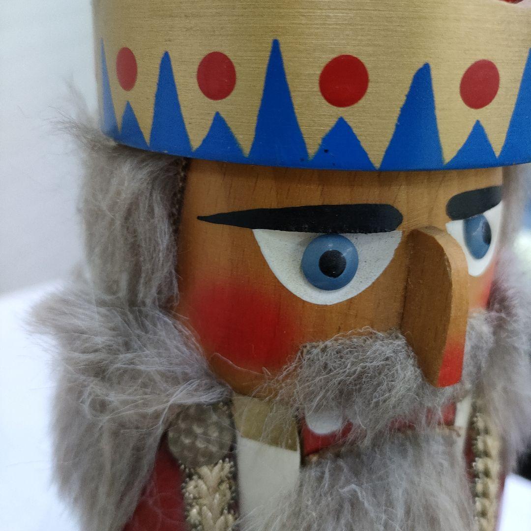 くるみ割り人形 木製 高さ約37cm - メルカリ