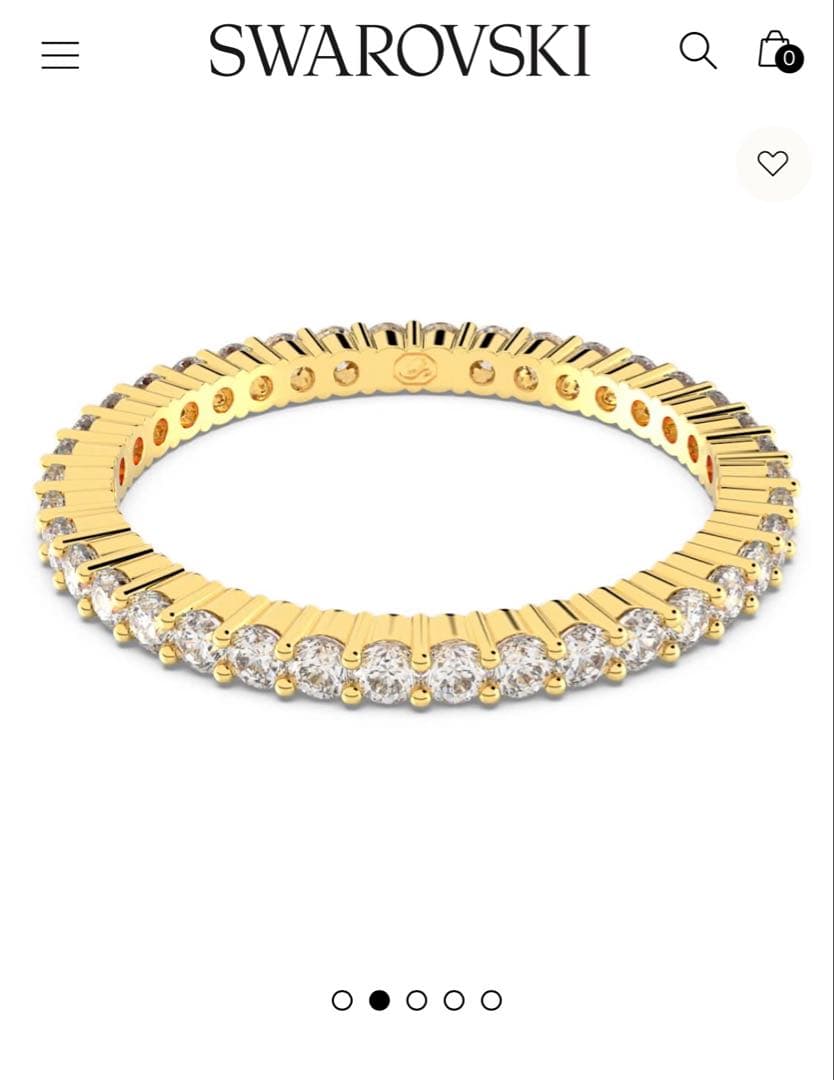 Swarovskip Matrix Vittore リング　ゴールド